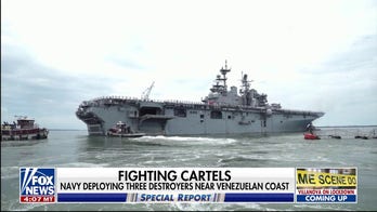 US deploys 3 guided missile destroyers to coast of Venezuela to combat cartels, China issues a warning in response