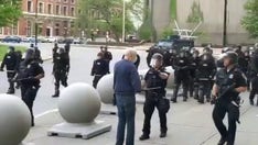 Buffalo protester pushed to ground, starts bleeding, video shows; 2 cops suspended: reports