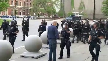 Buffalo protester pushed to ground, starts bleeding, video shows; 2 cops suspended: reports