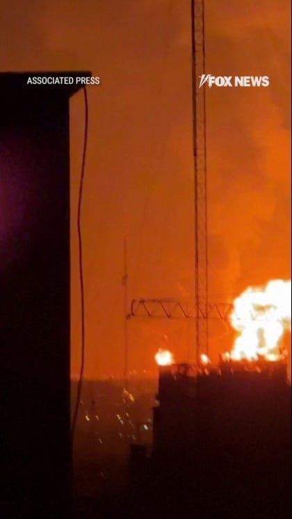 SEE IT: Flames ERUPT over Tehran amid US, Israeli operations