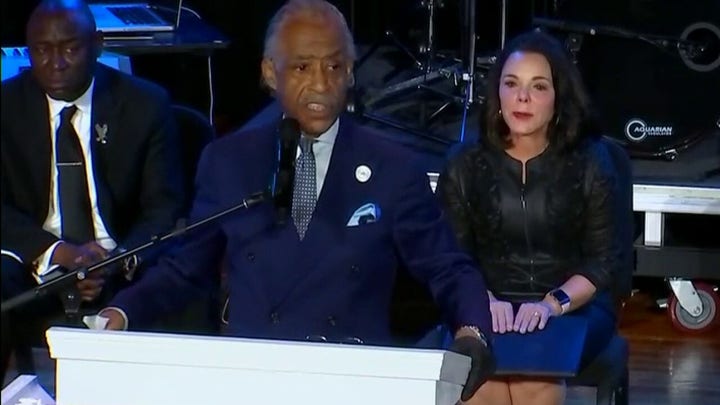 Al Sharpton calls for police reform at George Floyd memorial