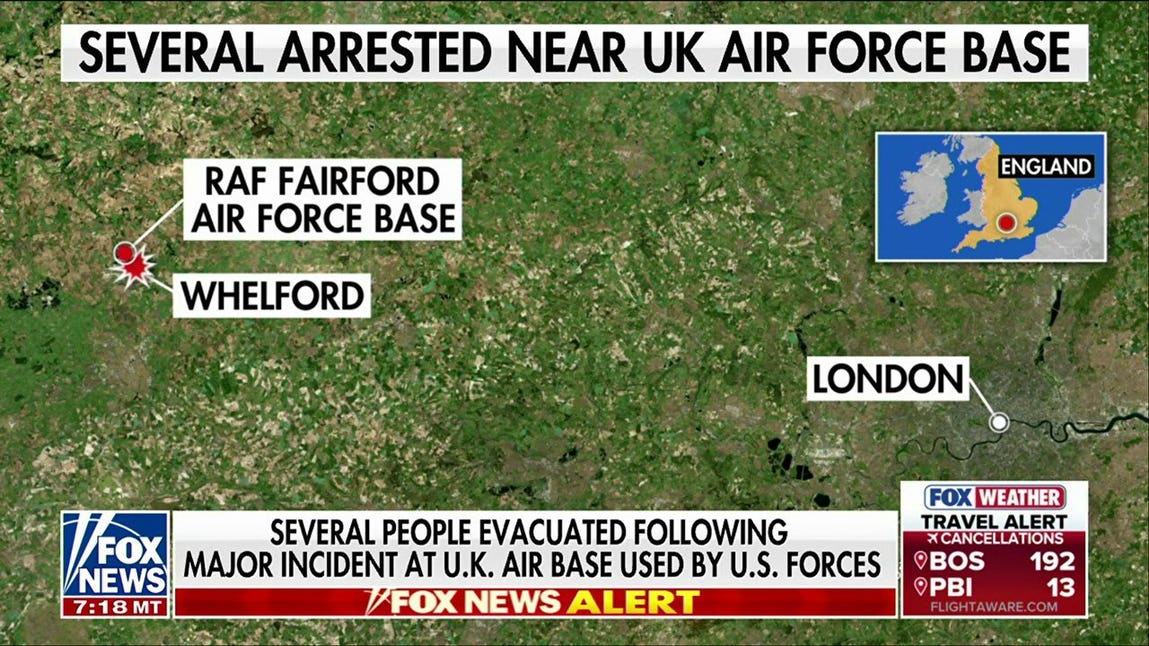 5 men arrested near airbase in UK for allegedly preparing terror attack
