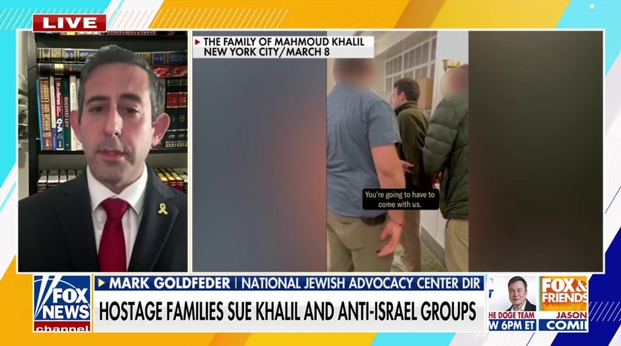 Families of Hamas hostages sue Mahmoud Khalil, anti-Israel groups