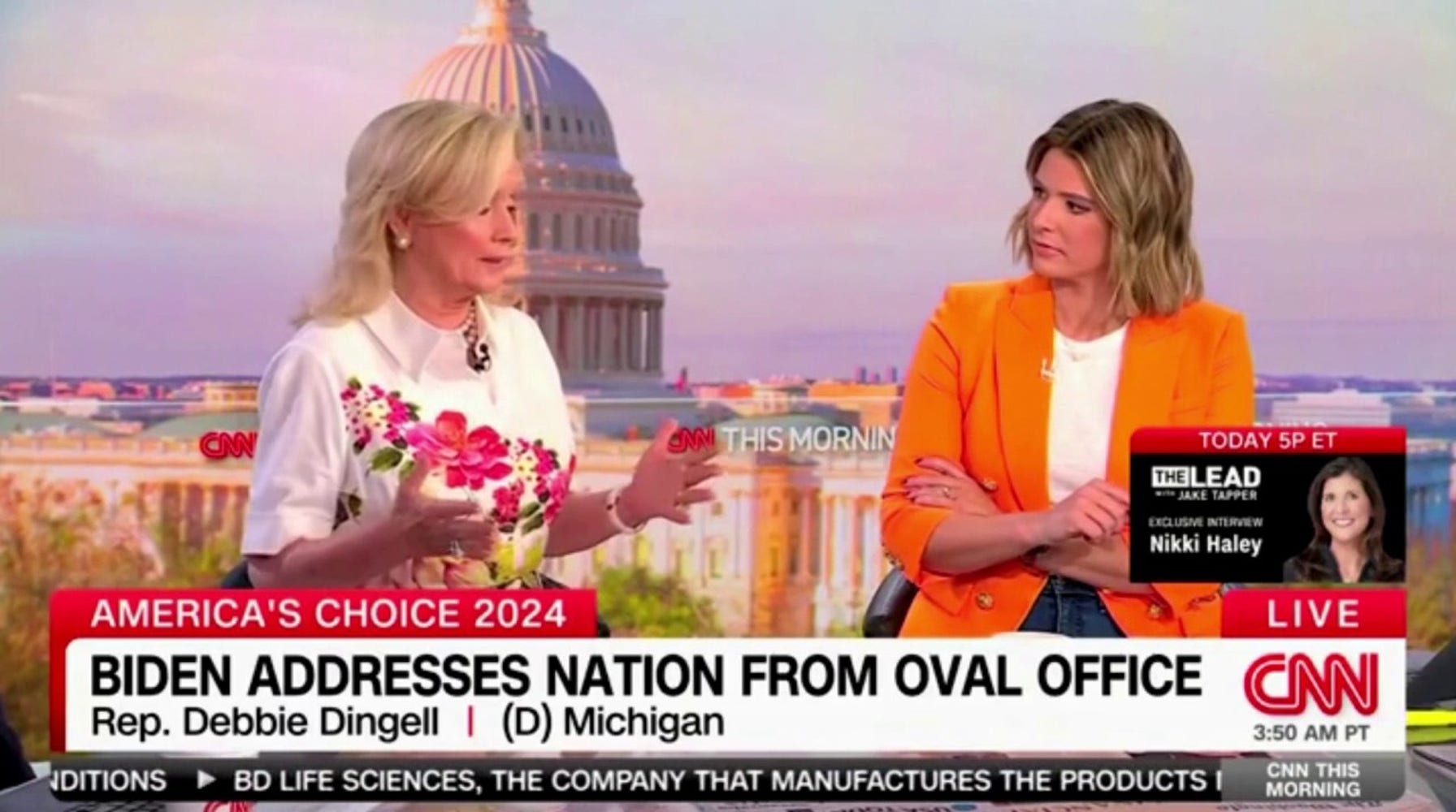 Rep. Dingell Defends Biden's Address, Blasts CNN for Focusing on Health