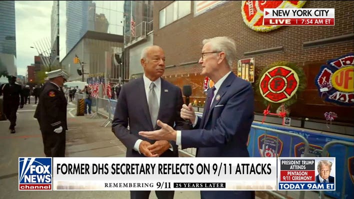 Jeh Johnson reflects on 9/11 attacks 25 years later