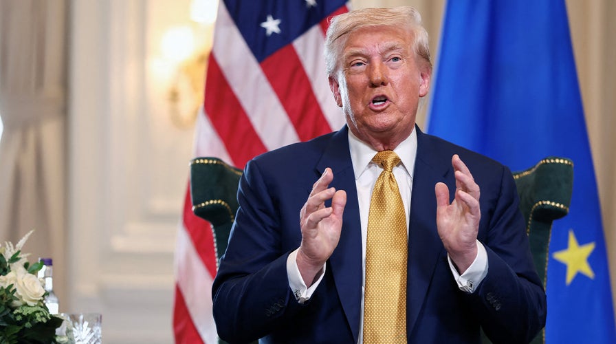  Trump delivers remarks astatine  the Detroit Economic Club