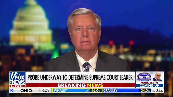 Lindsey Graham rails against 'despicable' Supreme Court leak