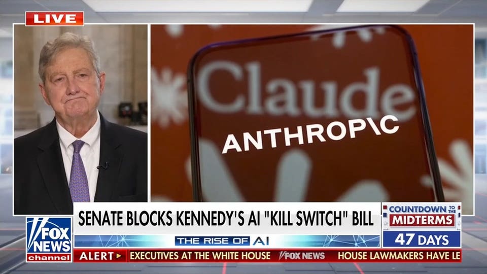 Senate blocks Kennedy's AI 'kill switch' bill