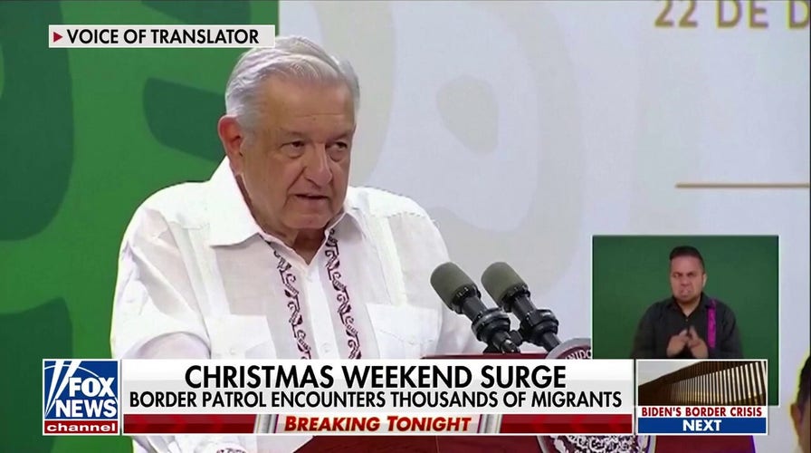 Mexican president offers assistance on border crisis with conditions for Biden