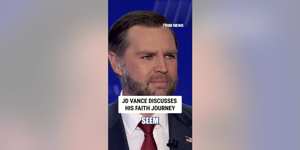 'MAYBE THERE'S SOME TRUTH': JD Vance talks about his faith