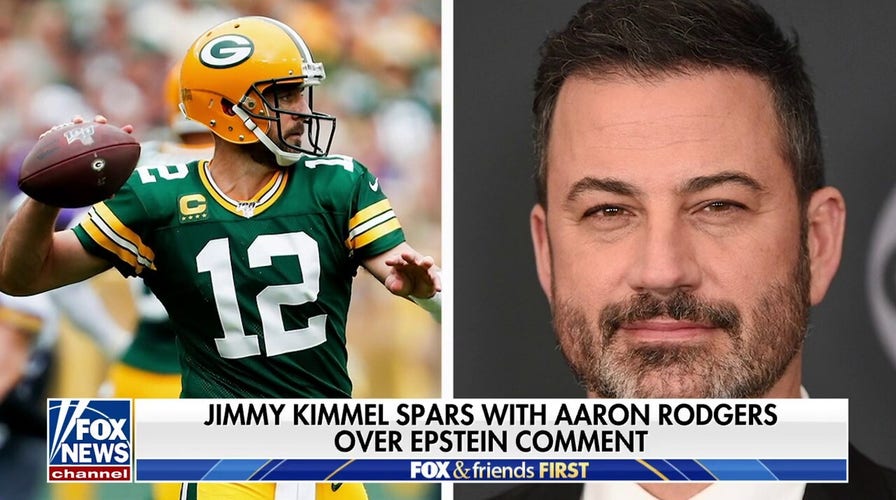 Jimmy Kimmel threatens legal action against Aaron Rodgers over Epstein list comment