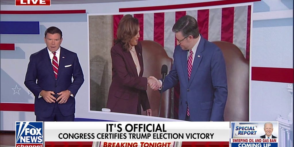 Vice President Harris presides over certification of 2024 presidential election results