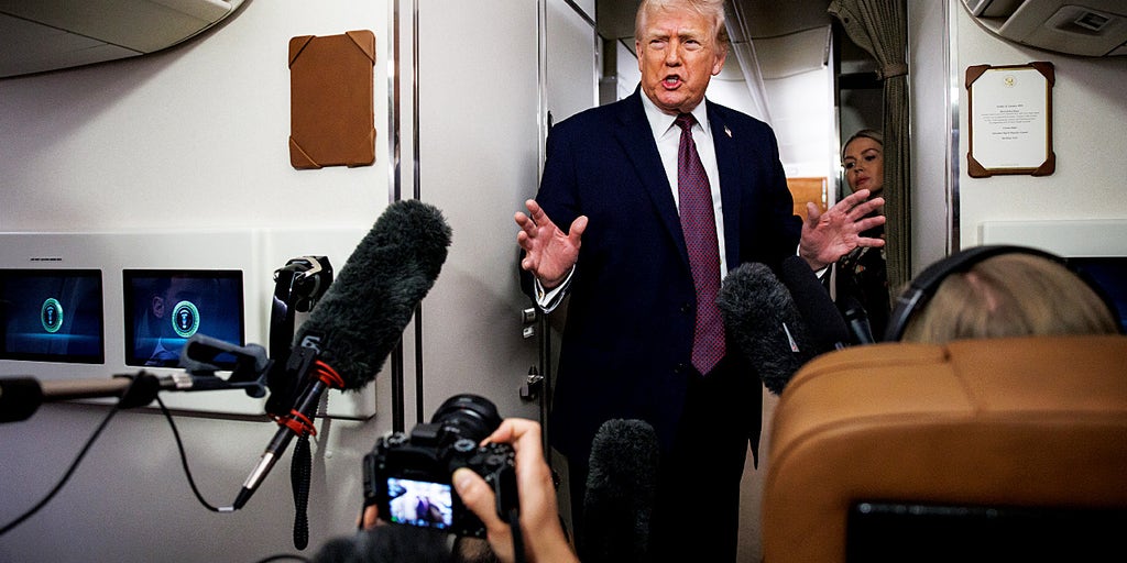 MOMENTS AGO: President Trump speaks to reporters aboard Air Force One