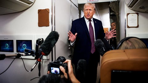 MOMENTS AGO: President Trump speaks to reporters aboard Air Force One - Fox News
