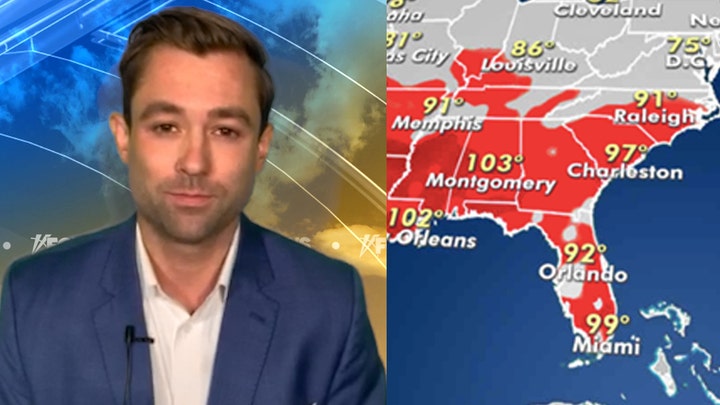 National forecast for Monday, August 31