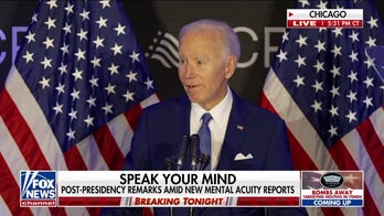 Biden delivers first post-presidency remarks at Chicago event