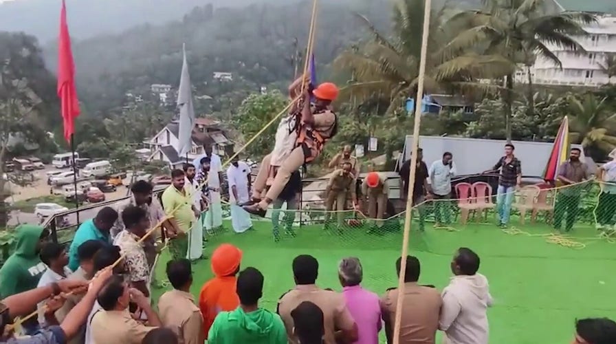 Rescuers leap into action after sky-dining attraction malfunctions 120 feet in the air