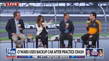 IndyCar driver Pato O'Ward discusses using backup car after practice crash