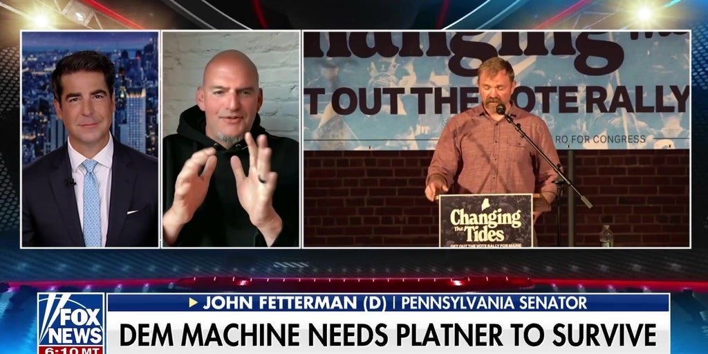 Fetterman doesn't know why his fellow Democrats can't call out 'P-Hustle' Platner