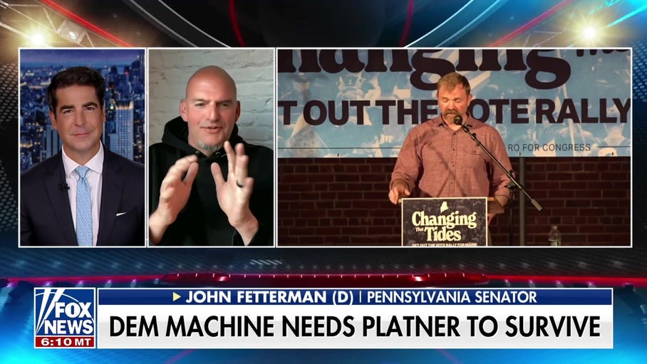 Fetterman doesn't know why his fellow Democrats can't call out 'P-Hustle' Platner