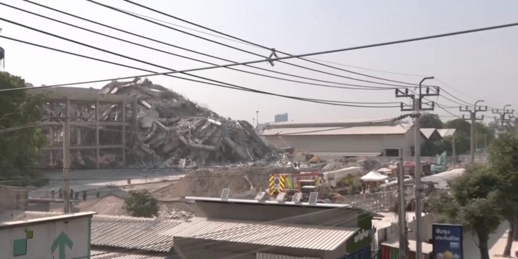 Skyscraper in Bangkok collapses after 7.7 magnitude earthquake rocks Burma, Thailand