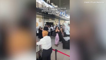 Tourists visiting the Rio Republica Resort in Punta Cana share videos of packed amenities