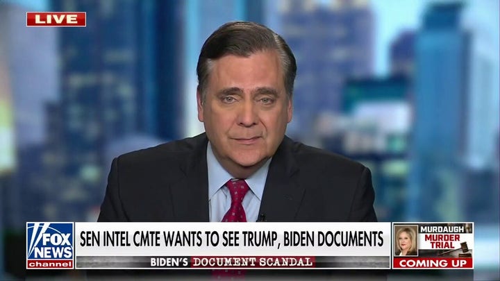 Biden converted University of Delaware into 'giant lockbox' of documents: Jonathan Turley