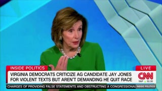 Pelosi dodges when asked if Virginia AG candidate who fantasized about shooting Republican should drop out