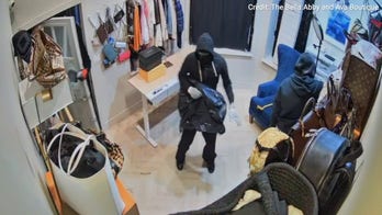 Surveillance video shows California luxury boutique targeted in coordinated burglary