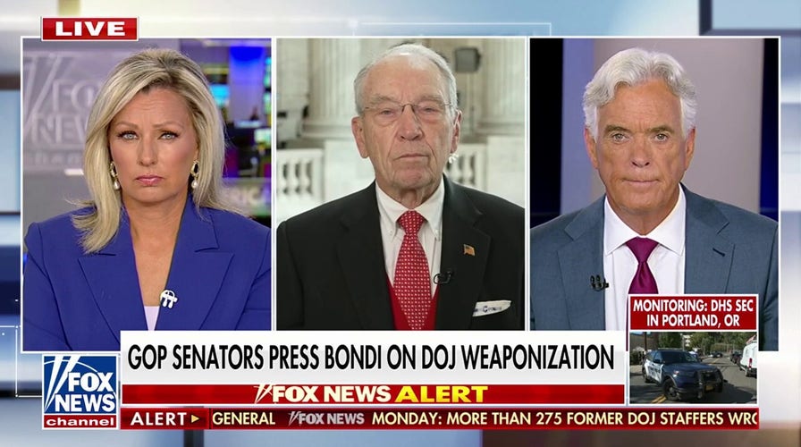 Sen. Chuck Grassley vows to leave no ‘stone unturned’ in DOJ weaponization case
