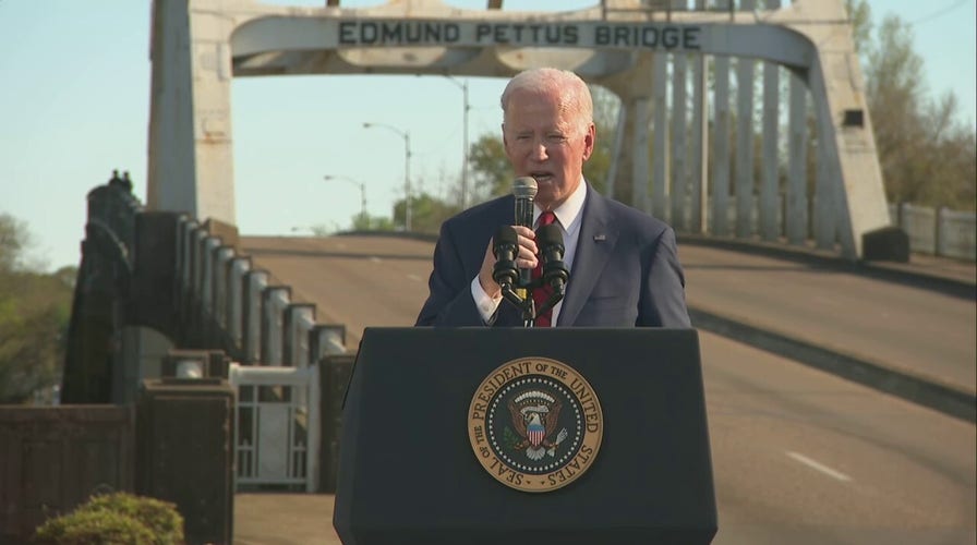 Biden makes claims he was a civil rights activist during Selma speech