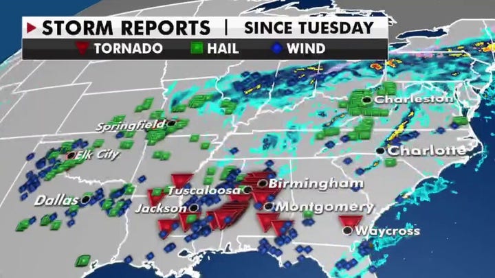 National forecast for Friday, March 19