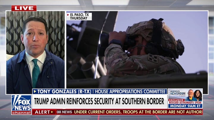 Trump admin sends military to southern border to reinforce security: ‘A show of force’