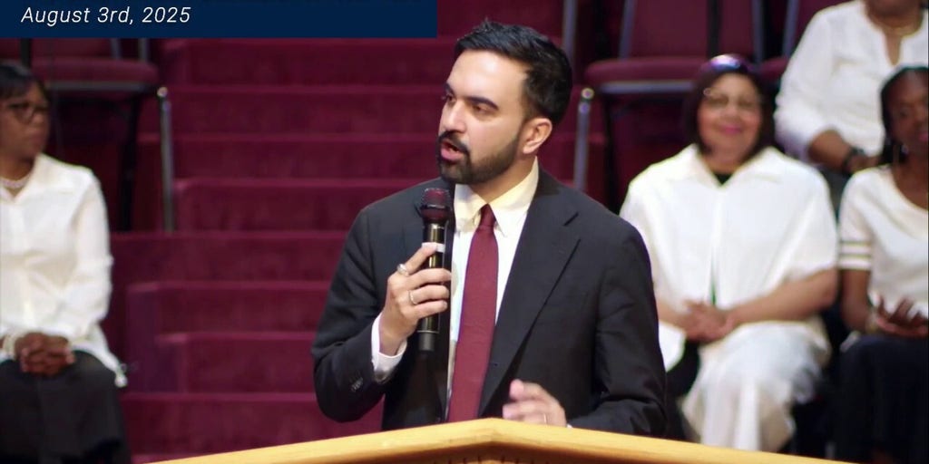 Mamdani unloads on Trump admin and ICE during political sermon at NYC church