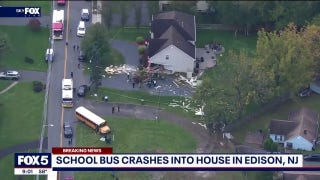 School bus crashes into Edison, New Jersey home  - Fox News