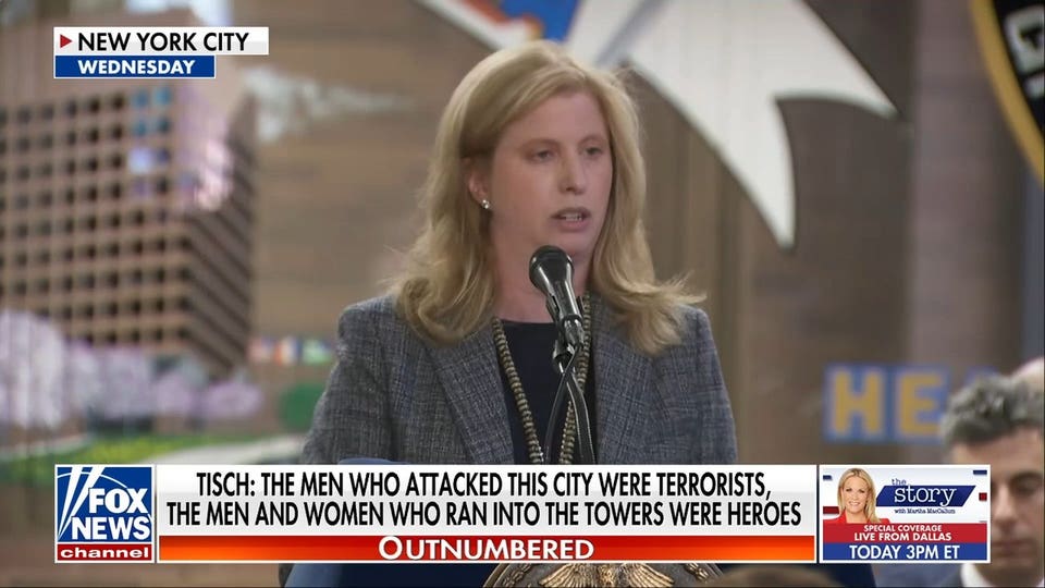 NYPD commissioner Tisch calls for ‘moral clarity’ ahead of 25th 9/11 anniversary