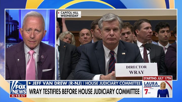 Jeff Van Drew: Wray hearing outlining all of the issues at the FBI