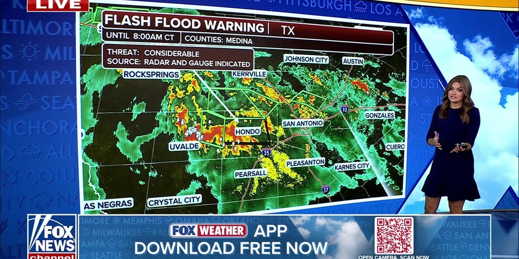 Heavy rain causes flash flooding across the South with life-threatening concerns