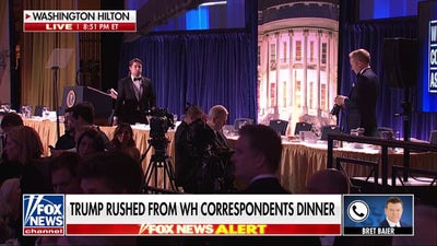 Trump, head table evacuated from White House Correspondents’ Dinner
