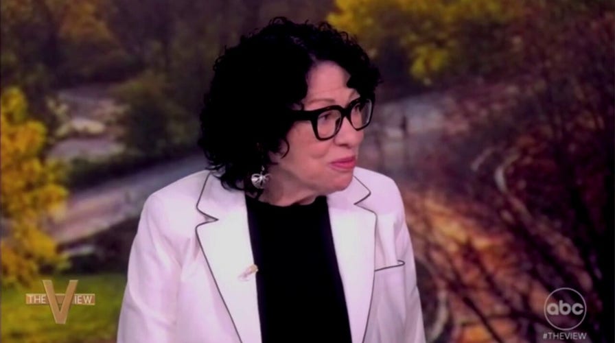 Justice Sotomayor warns 'The View' about 'the price we pay' when SCOTUS issues rulings