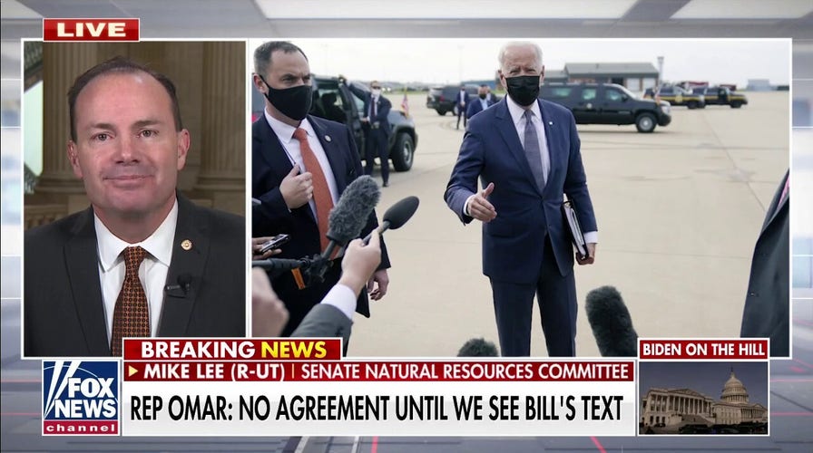 Mike Lee slams spending bill 'framework' amid rampant inflation: 'Every single cent is borrowed'