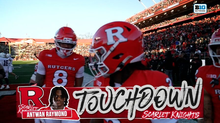 Antwan Raymond rushes for 19-yard TD, giving Rutgers pb  implicit    Penn State