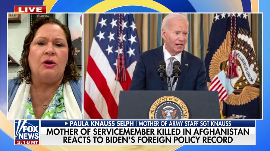 Gold Star mother details Biden's legacy stained by Afghanistan withdrawal 