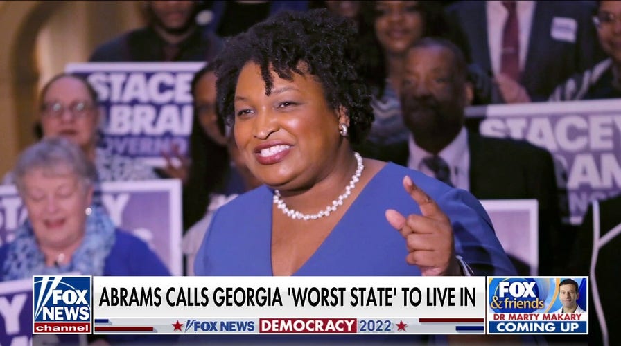 Stacey Abrams calls Georgia 'worst state in the country to live'