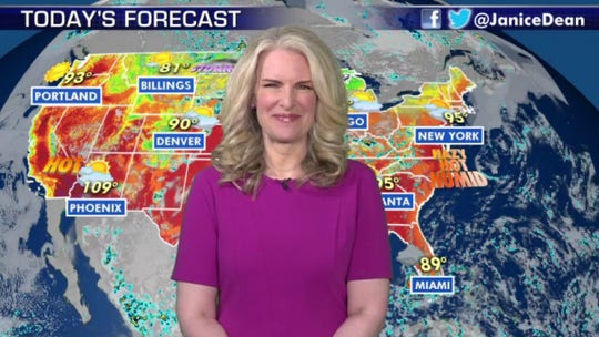 National forecast for Monday, July 20