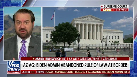 Arizona AG on Supreme Court border security case: Ruling is an 'effort to look nonpolitical,' is 'contrary to the law'