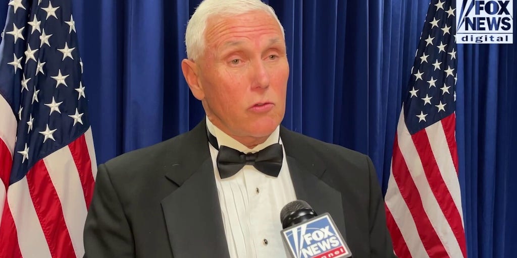 Former Vice President Pence vows to be a 'voice against' President Trump's moves to veer away from 'conservative agenda'