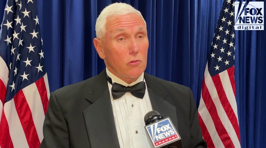 Former Vice President Pence vows to be a 'voice against' President Trump's moves to veer away from 'conservative agenda'
