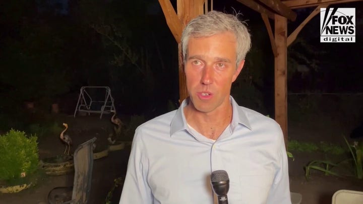 Texas Democratic gubernatorial nominee Beto O’Rourke speaks with Fox News about his campaign