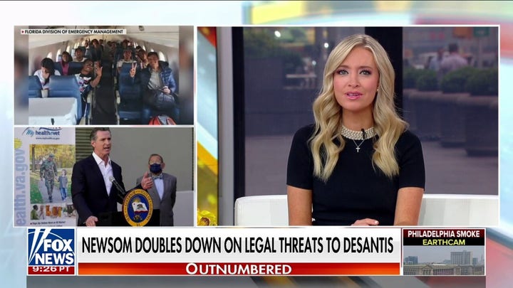 Newsom threatens DeSantis with kidnapping charges over migrant flights